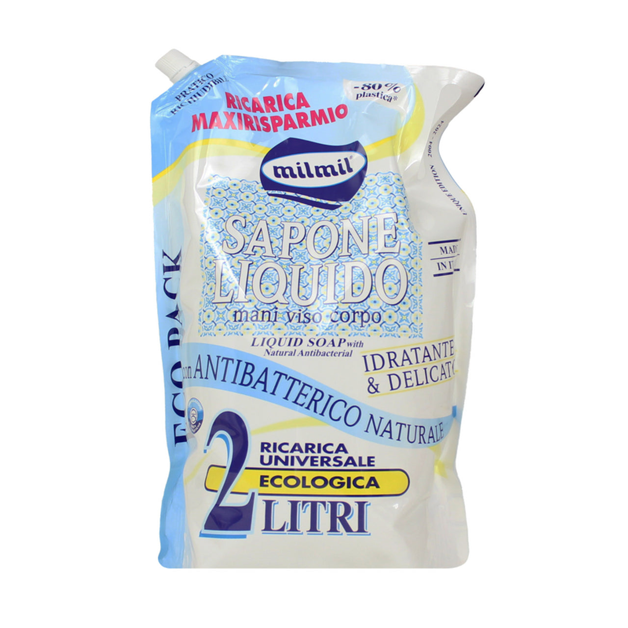 🛡️ MilMil Sapone Liquido Antibatterico – Protezione e Delicatezza per Tutta la Famiglia! 💙