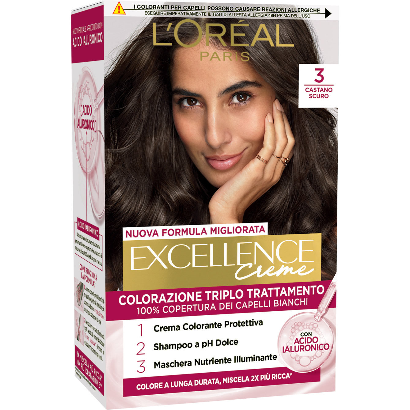 🌟 L’Oréal Paris Excellence Crème – Castano Scuro 3
