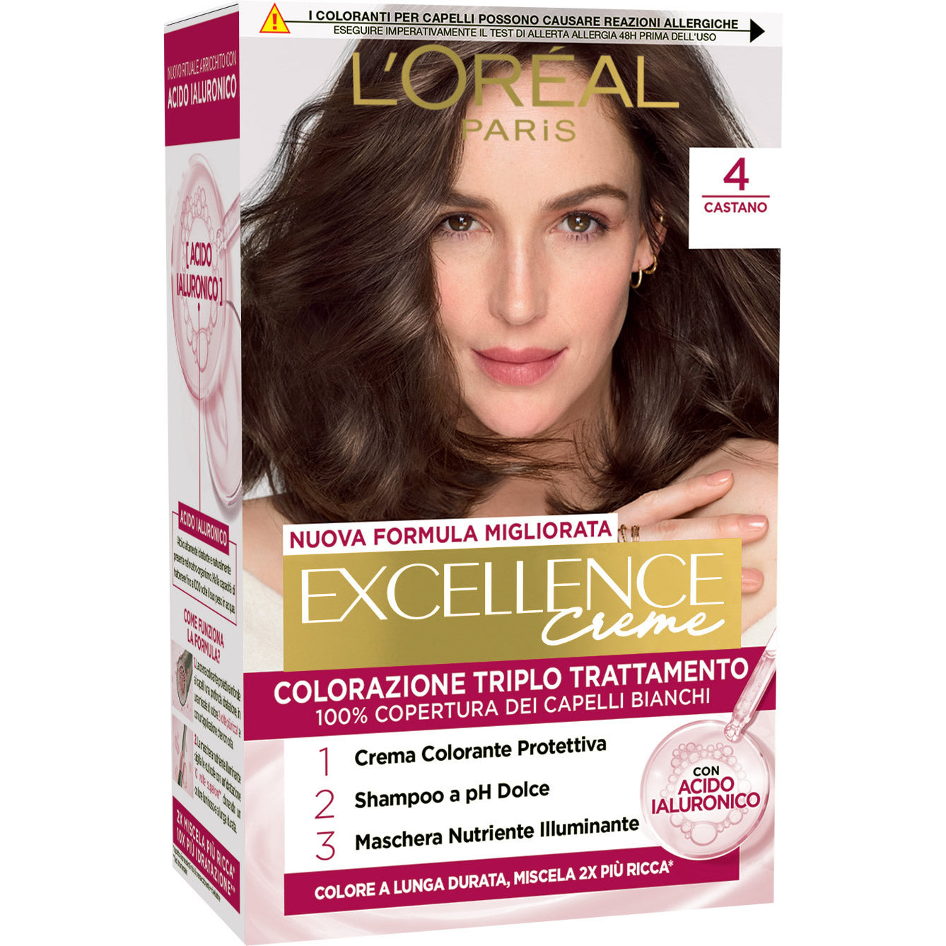 🤎 L’Oréal Paris Excellence Crème – 4 Castano