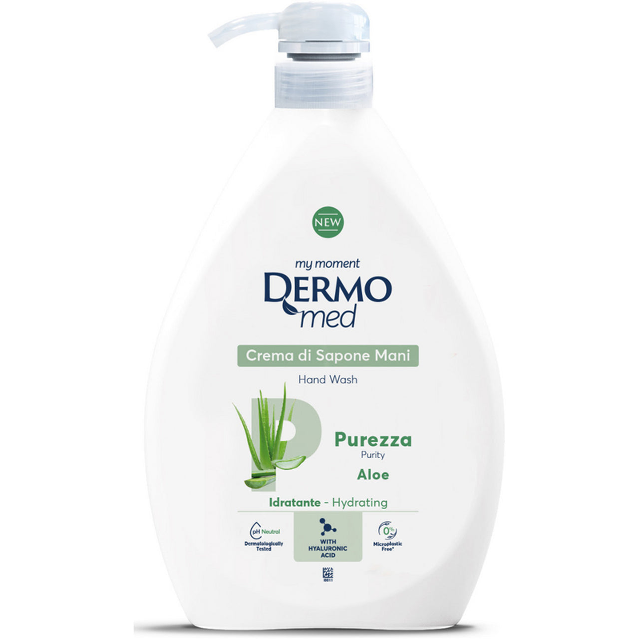 🌿 Dermomed Crema di Sapone Mani – Aloe Purezza 🌿