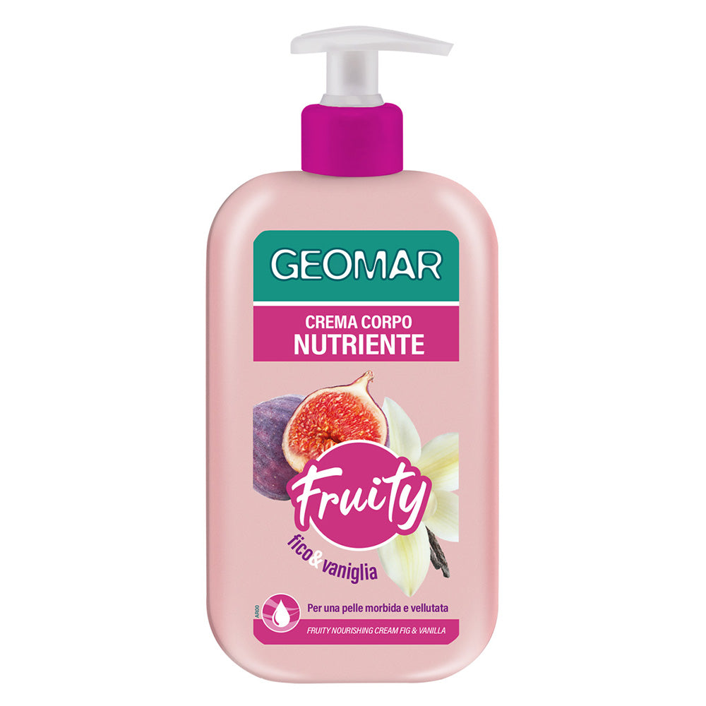 Geomar Fruity Crema Corpo Nutriente Fico e Vaniglia – 500 ml