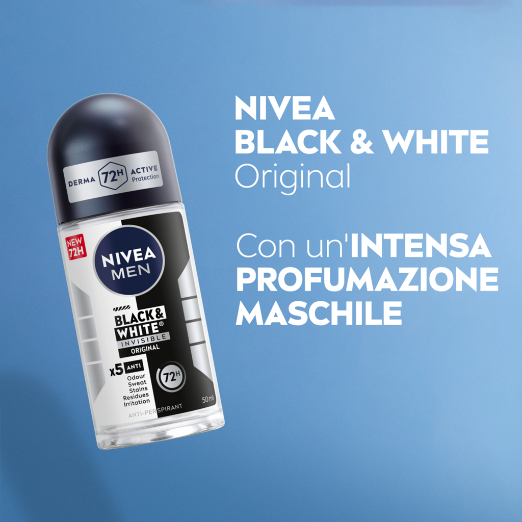 🖤 NIVEA MEN BLACK & WHITE INVISIBLE – PROTEZIONE SENZA MACCHIE! 🤍