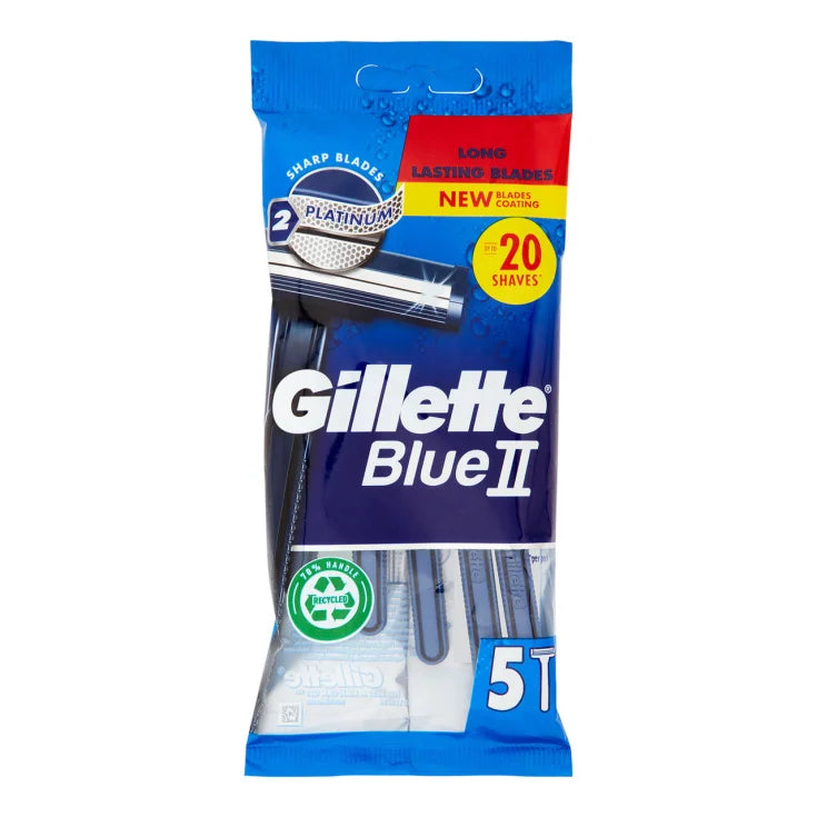 Gillette Blue II – Rasoi Usa e Getta (5 pezzi)