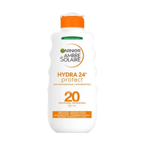 Garnier Ambre Solaire Hydra 24h Protect SPF 20 – Latte Protettivo Solare
