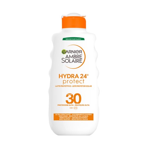 Garnier Ambre Solaire Hydra 24h Protect SPF 30 – Latte Protettivo Solare