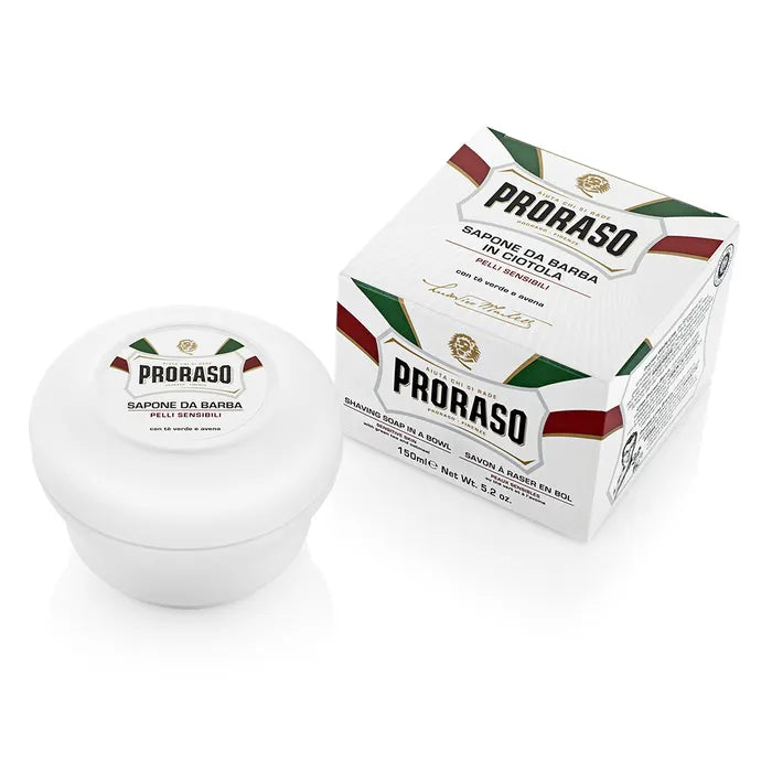 Proraso Sapone da Barba Pelli Sensibili con Avena e Tè Verde 🪒