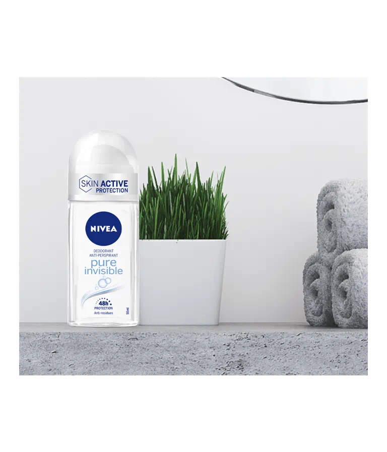 💦 NIVEA PURE INVISIBLE ROLL-ON – PROTEZIONE INVISIBILE, FRESCHEZZA DURATURA! 💙