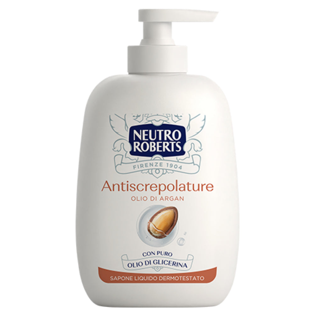 Neutro Roberts Sapone Liquido Antiscrepolature – Olio di Arga