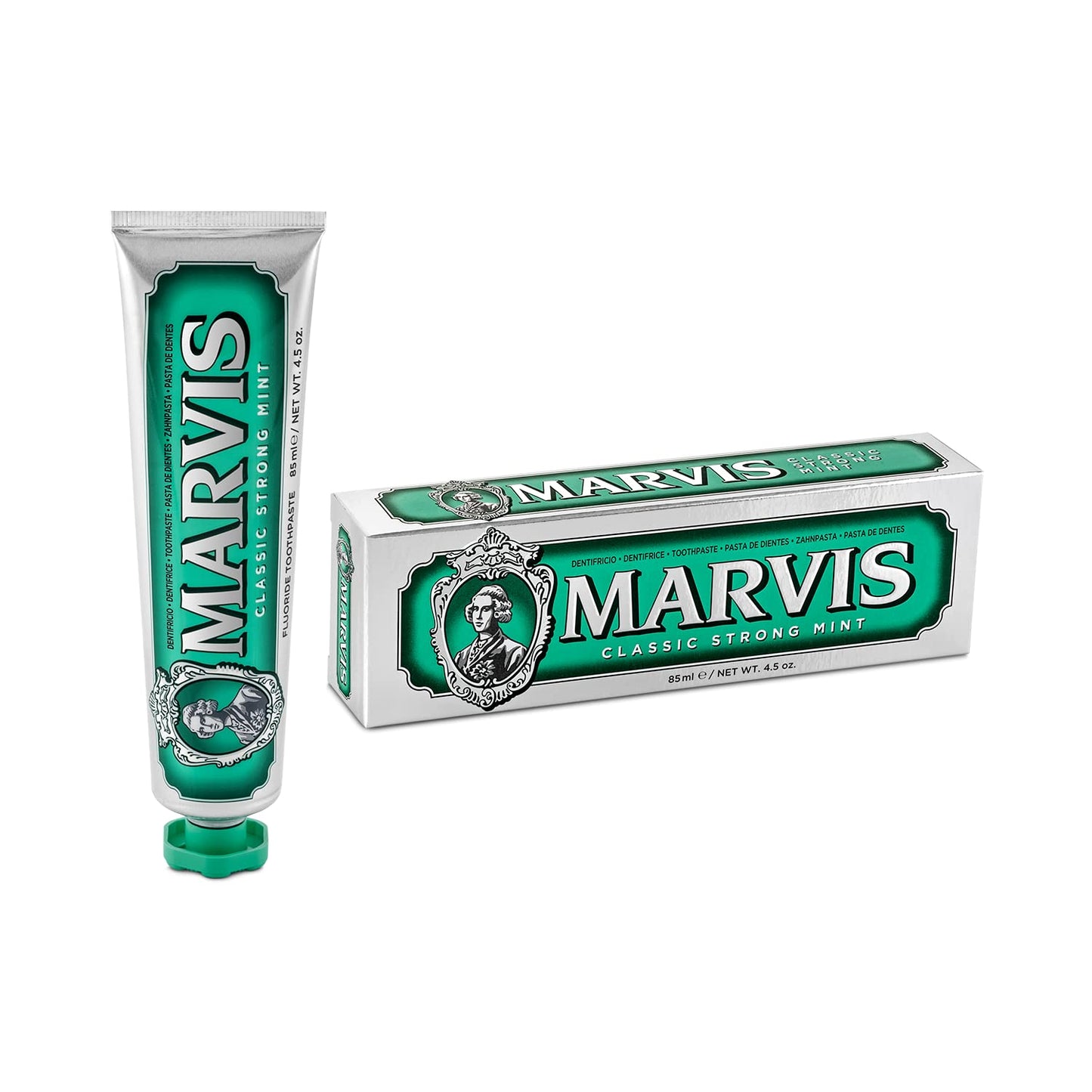 Marvis Classic Strong Mint - Dentifricio al Fluoro 85ml