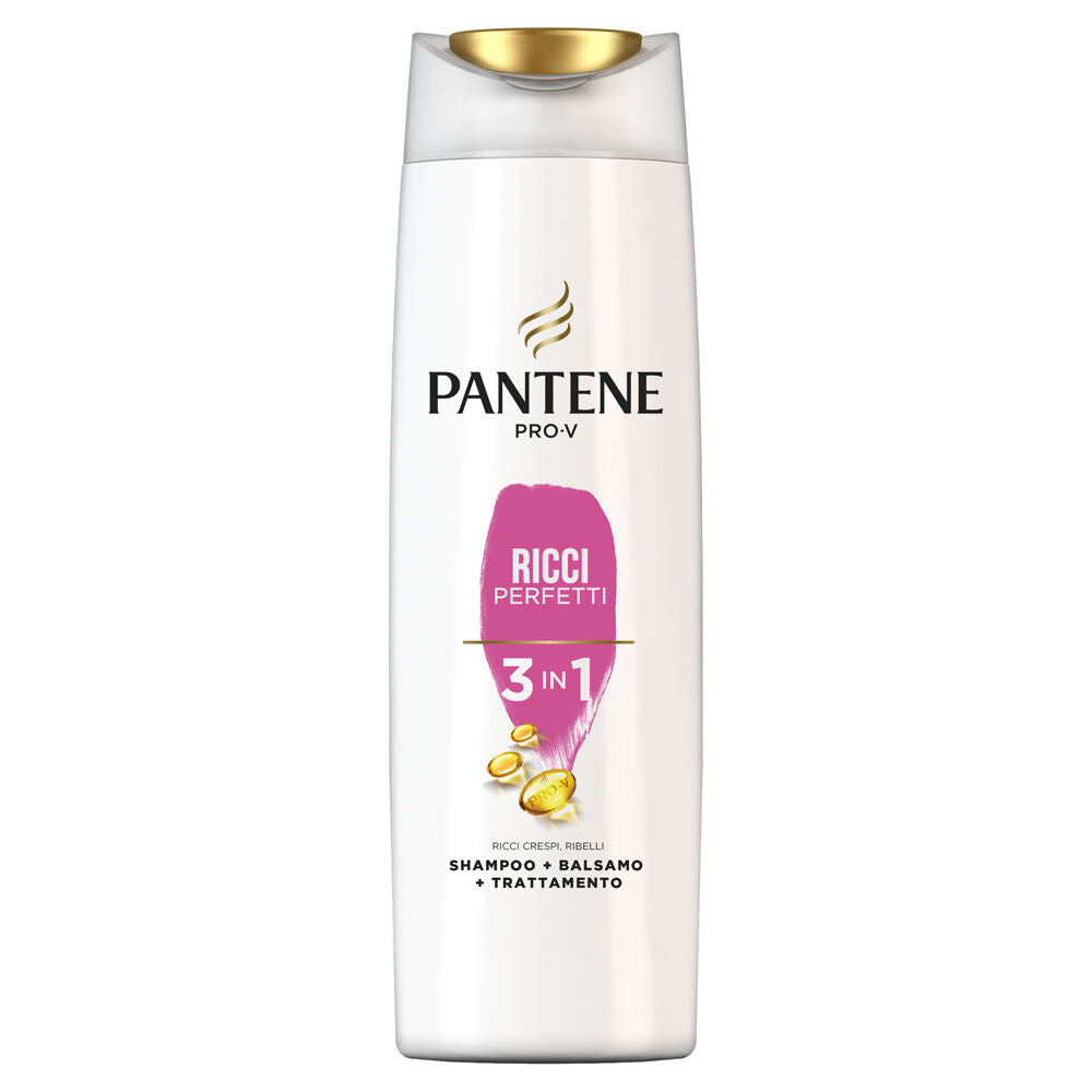 💗 Pantene Pro-V Ricci Perfetti 3 in 1 Shampoo + Balsamo + Trattamento – Capelli Ricci Crespi e Ribelli