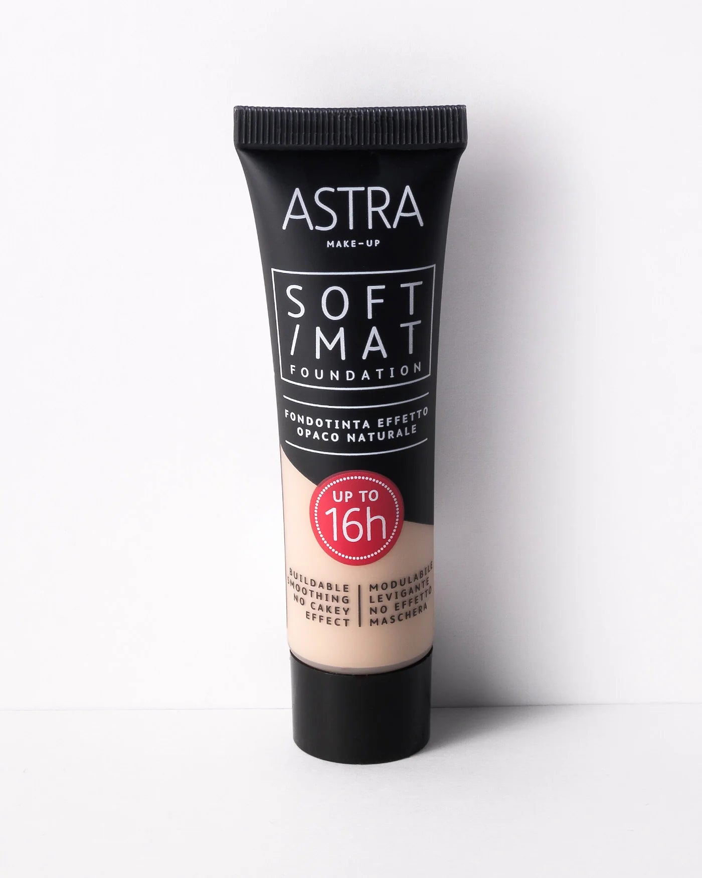 Astra Soft Mat Foundation - Fondotinta Effetto Opaco Naturale 01 Cloud
