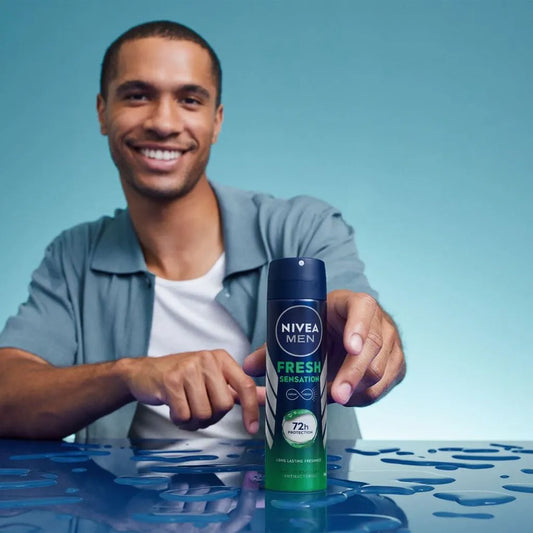 πΏ NIVEA MEN FRESH SENSATION β FRESCHEZZA PROLUNGATA FINO A 72H! βοΈπͺ