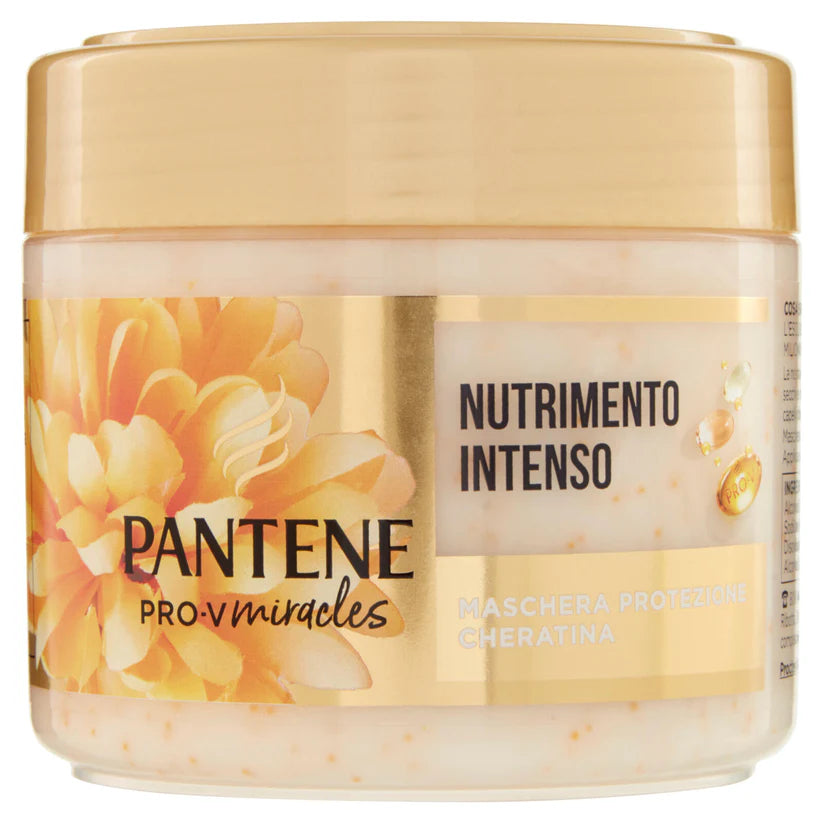 🌼 Pantene Pro-V Miracles Maschera Protezione Cheratina – Nutrimento Intenso – 300 ml
