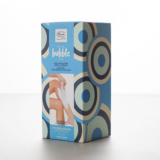 Ro.ial Bubble Wax – Kit Depilazione Spray a Freddo con Clorofilla