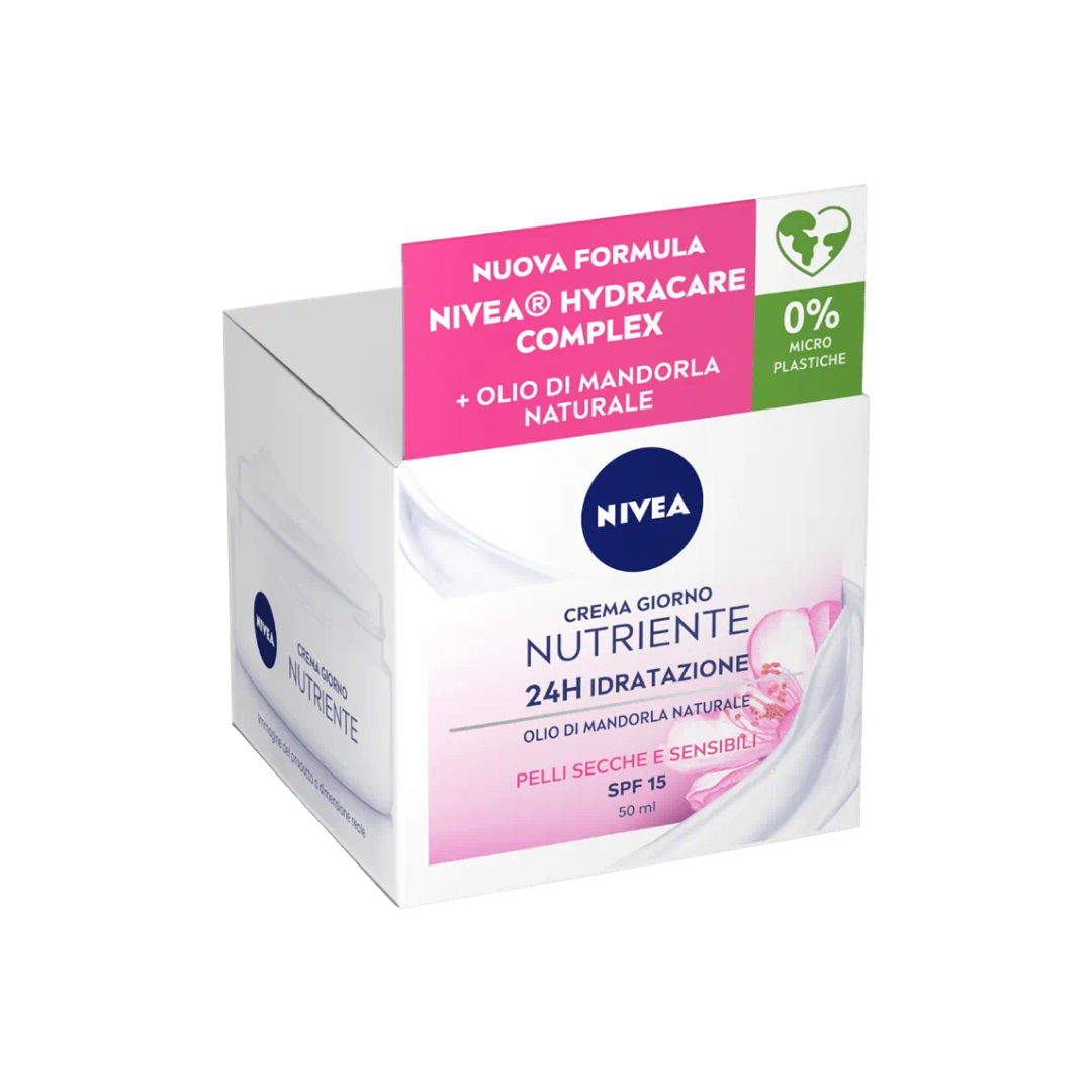 NIVEA Crema Giorno Nutriente 24H Idratazione 🌸
