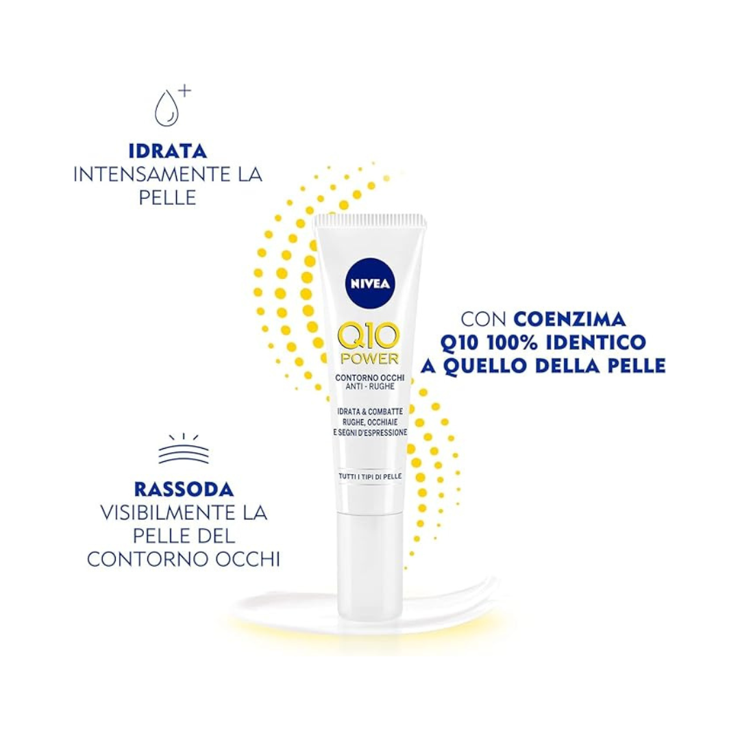 NIVEA Q10 POWER Contorno Occhi Levigante 👁✨