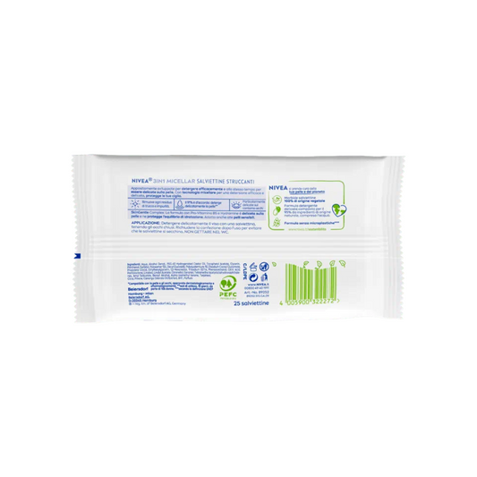 ✨ NIVEA 3IN1 MICELLAR - SALVIETTINE STRUCCANTI ✨