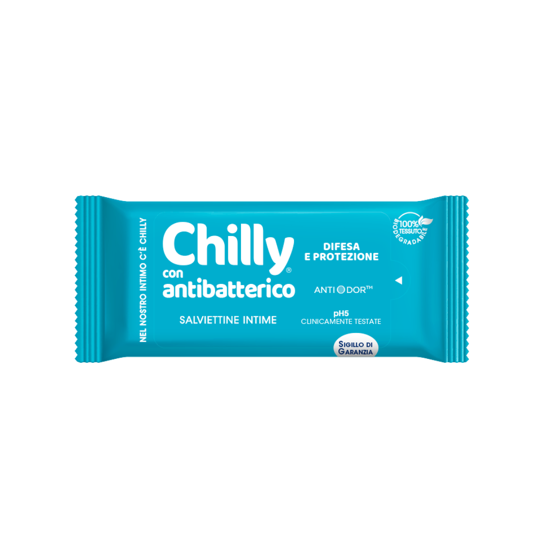 💙 Chilly Salviettine Intime con Antibatterico – Difesa e Protezione
