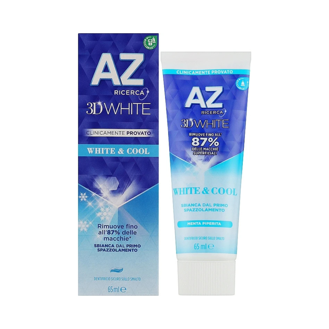 ❄️ AZ Ricerca 3D White & Cool – Freschezza Gelida e Sorriso Brillante! ❄️