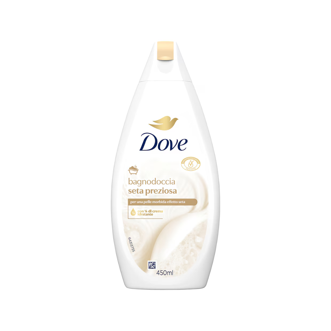 ✨ DOVE BAGNO DOCCIA SETA PREZIOSA – UN TOCCO DI LUSSO PER LA TUA PELLE ✨