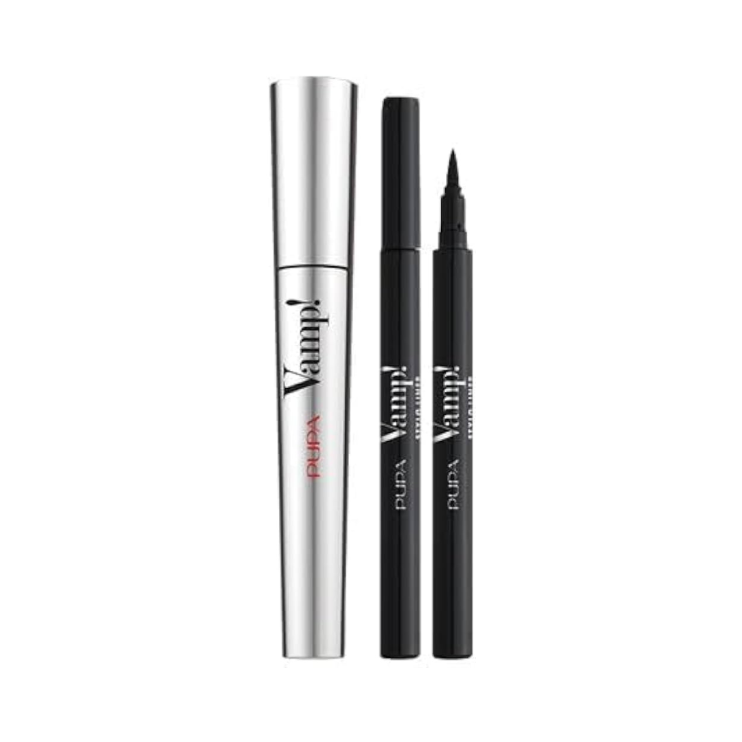 PUPA Vamp! Kit – Mascara + Stylo Liner + Pochette