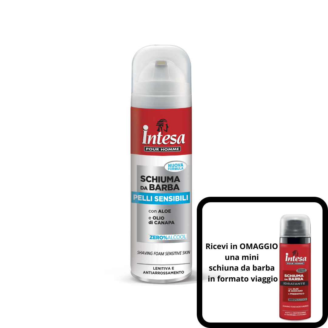 Intesa Pour Homme - Schiuma da Barba Pelli Sensibili 300ml