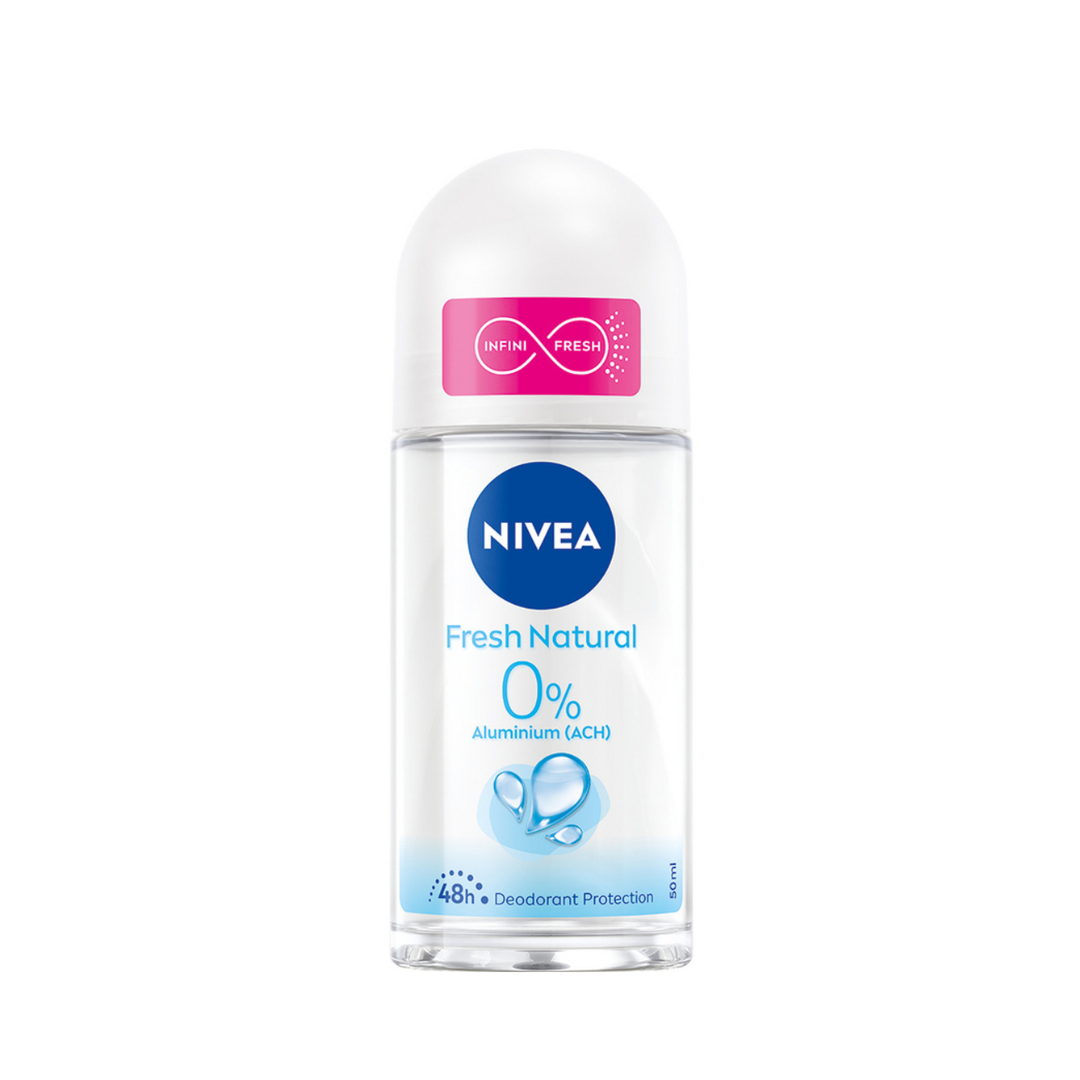 🌿 NIVEA FRESH NATURAL ROLL-ON - FRESCHEZZA NATURALE E DELICATA SENZA ALLUMINIO! 🌿