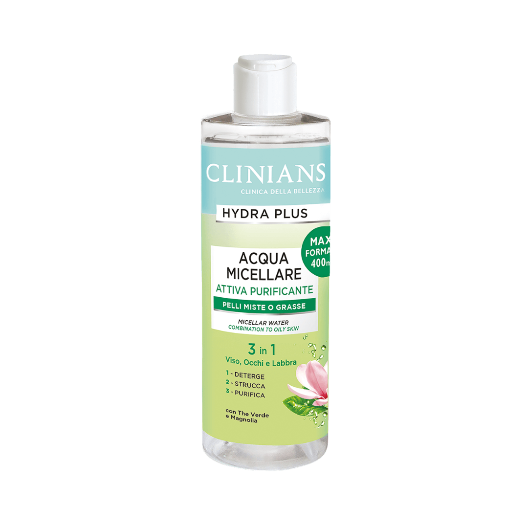 Clinians Hydra Plus Acqua Micellare Attiva Purificante - 400 ml