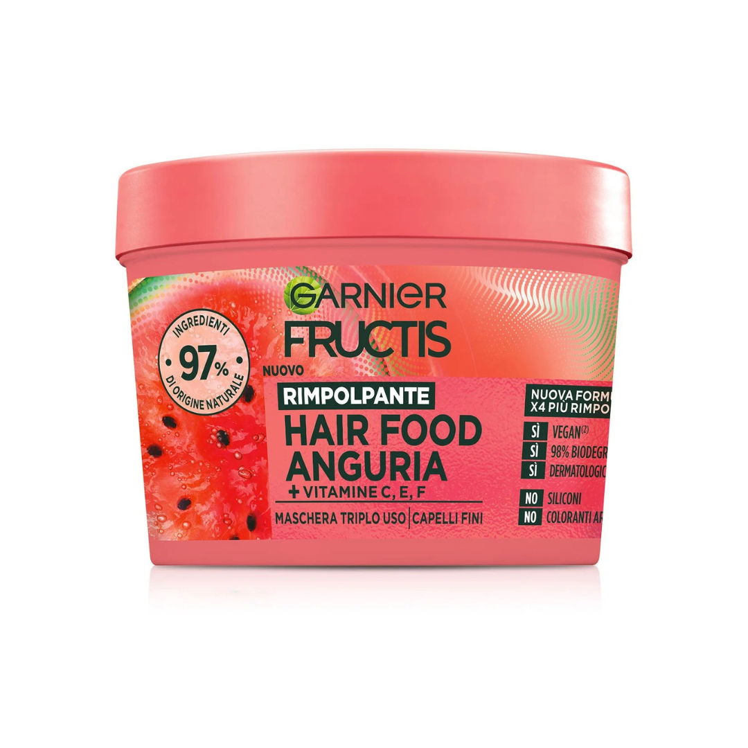 Garnier Fructis Hair Food Watermelon - Maschera Volumizzante 400 ml