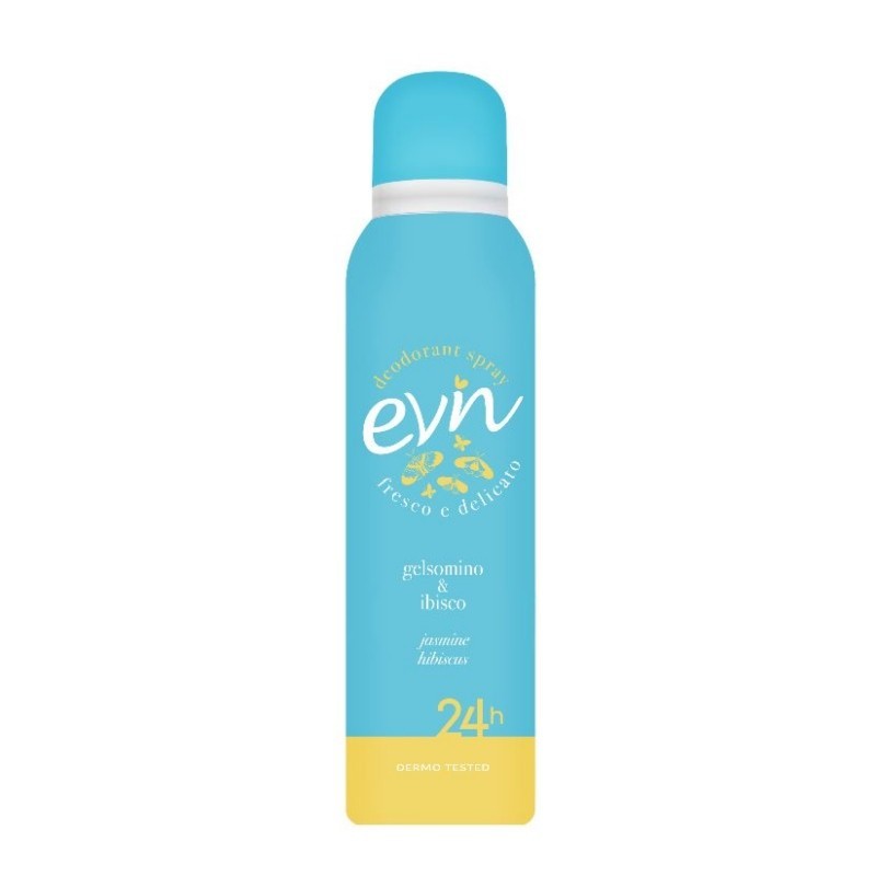 🌸 EVIN Deodorant Spray - Gelsomino & Ibisco (150 ml) 🌸