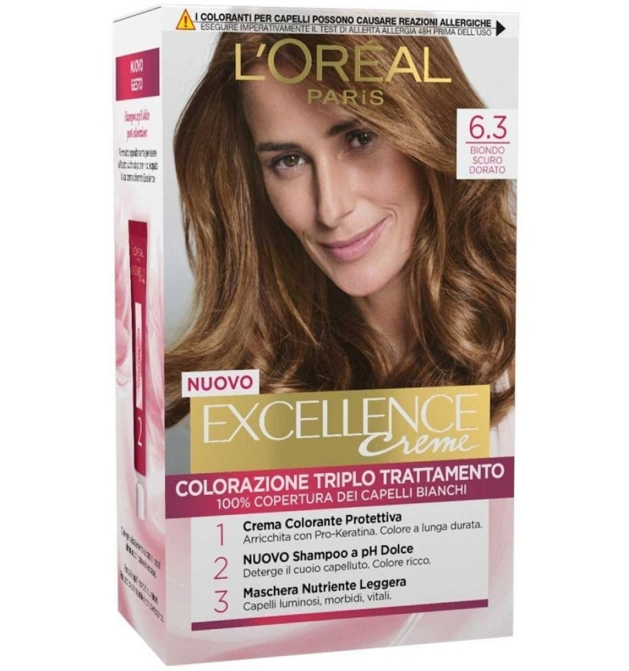 L’Oréal Paris Excellence Crème – 6.3 Biondo Scuro Dorato