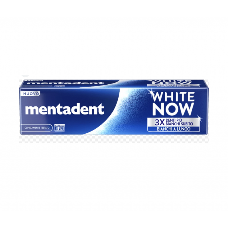 Mentadent White Now – Dentifricio Sbiancante Istantaneo 75ml