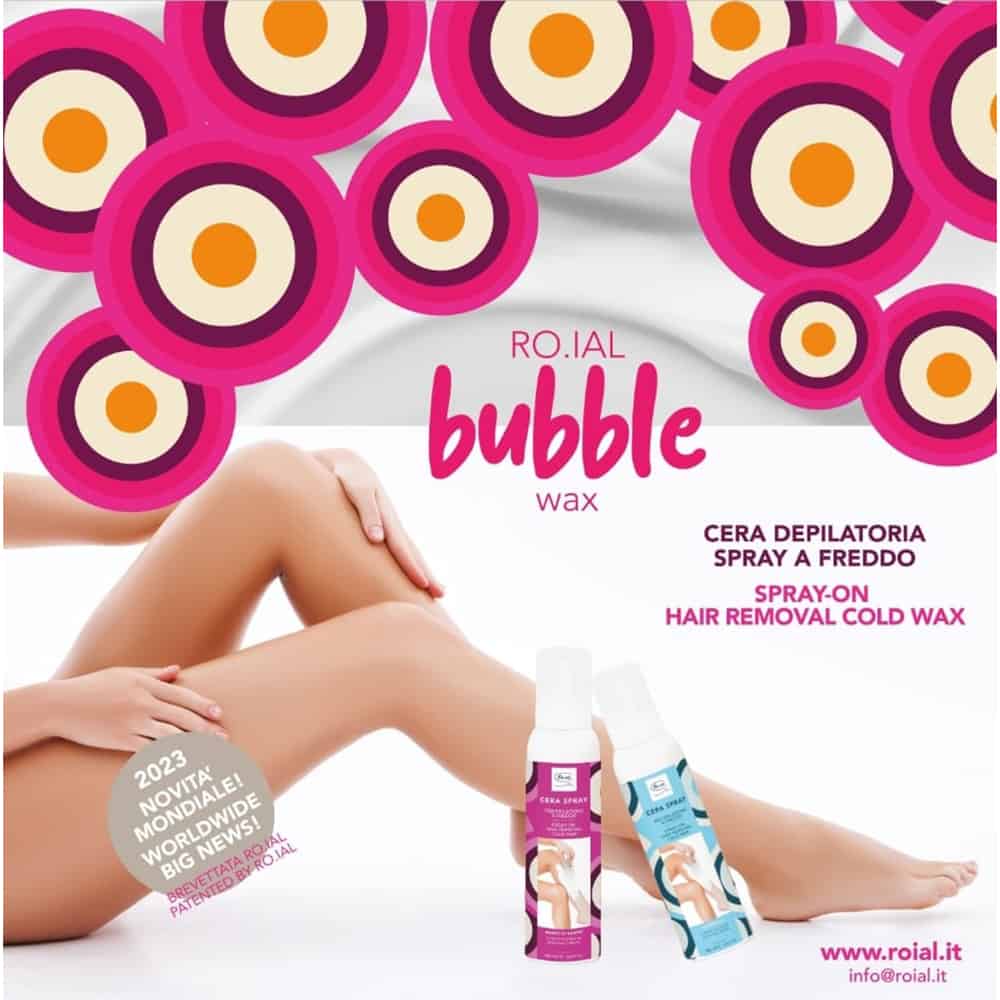 Ro.ial Bubble Wax – Kit Depilazione Spray a Freddo con Clorofilla