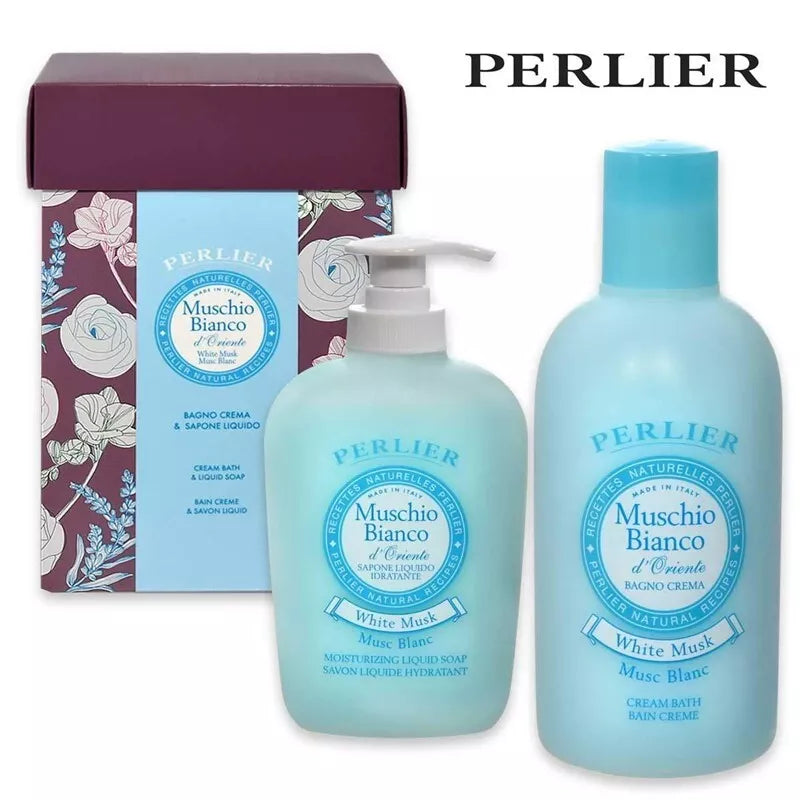 🌬️ SET MUSCHIO BIANCO PERLIER – PUREZZA E SEDUZIONE IN UN SOLO GESTO 🌬️