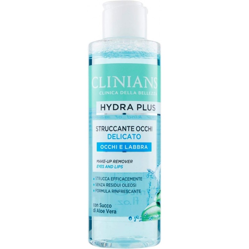 💎 Clinians Hydra Plus Struccante Occhi Delicato – Occhi e Labbra – con Aloe Vera