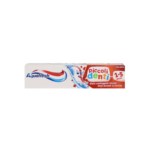 Aquafresh Piccoli Denti 1-5 Anni – Dentifricio Delicato per Bambini (50 ml)