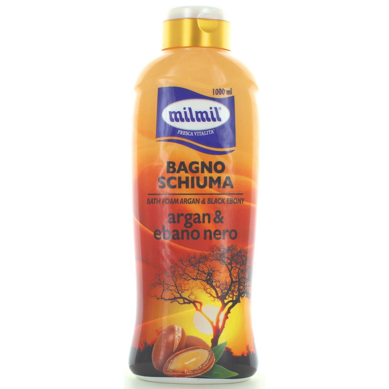 🔥 BAGNO SCHIUMA MILMIL ARGAN & EBANO NERO – IL RITUALE DI BELLEZZA DALL’ESSENZA MISTICA 🔥