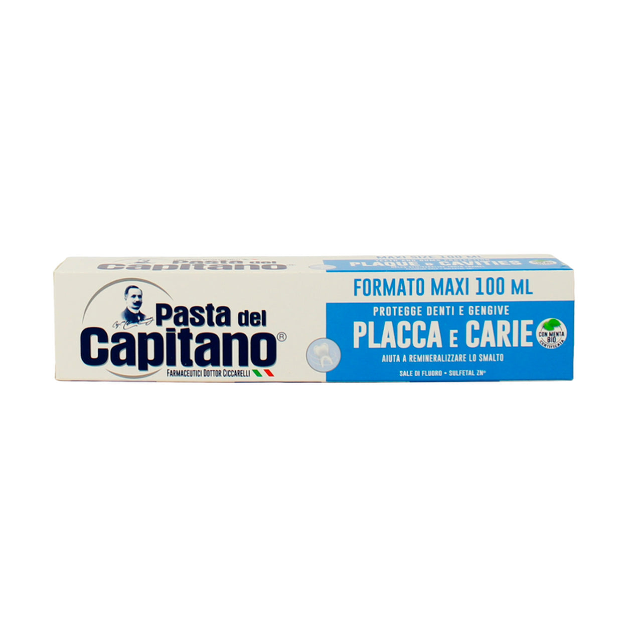 Pasta del Capitano Placca e Carie – Formato Maxi 100ml 🦷✨