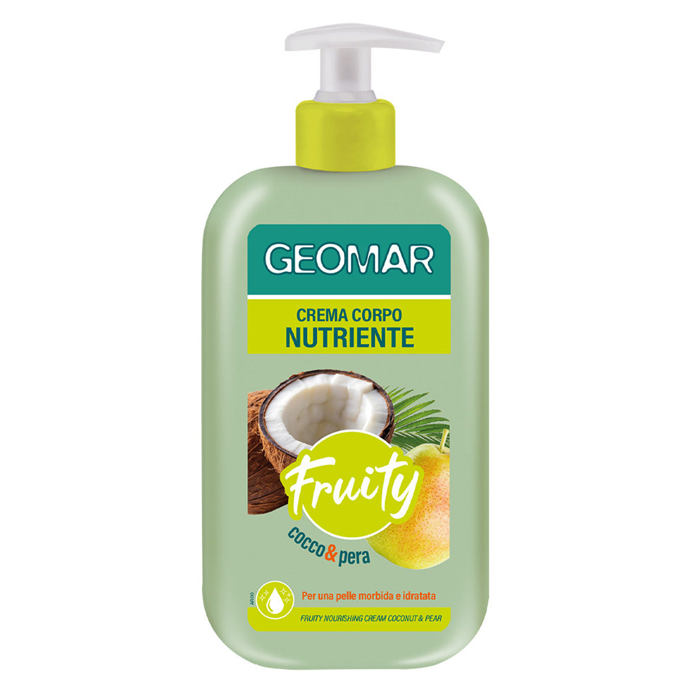Geomar Fruity Crema Corpo Nutriente Cocco e Pera – 500 ml
