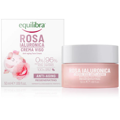 Equilibra Rosa Ialuronica – Crema Viso Anti-Aging Rigenerante