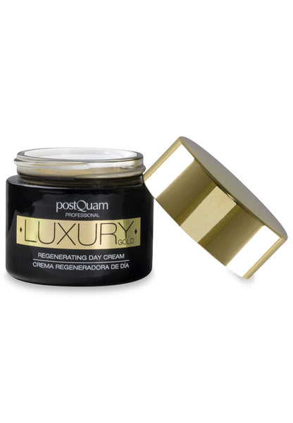 ✨ PostQuam Professional – Luxury Gold Crema Rigenerante Giorno con 1% di Oro – 50 ml