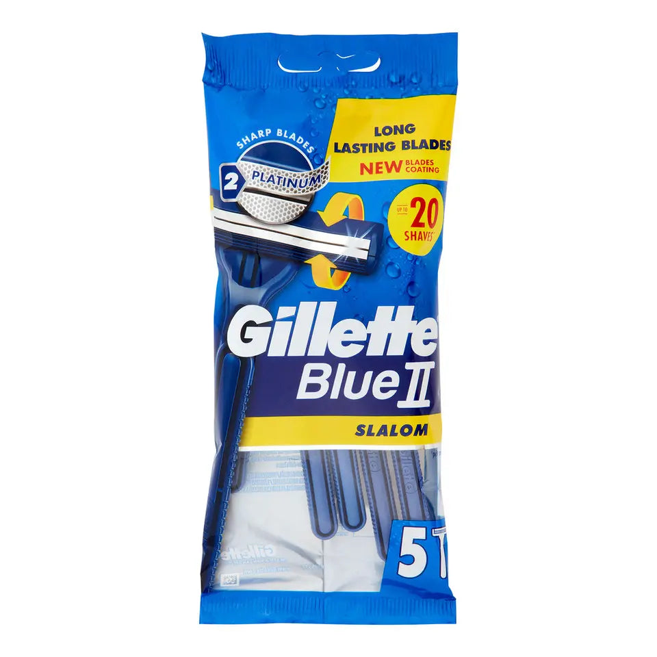 Gillette Blue II Slalom – Rasoi Usa e Getta (5 pezzi)