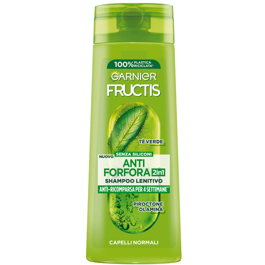 🌱 GARNIER FRUCTIS ANTI-FORFORA 2IN1 – SHAMPOO LENITIVO 🌱