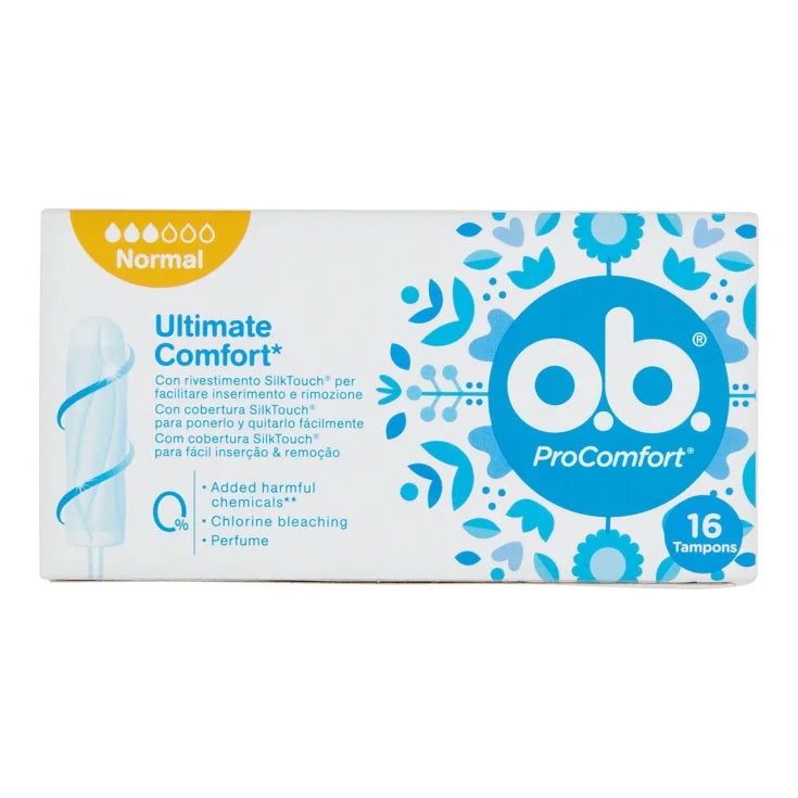 🔸 O.B. ProComfort Normal – 16 Tamponi