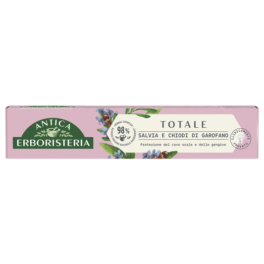 Antica Erboristeria Totale – Dentifricio Naturale con Salvia e Chiodi di Garofano 🌿🦷