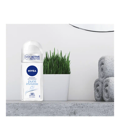 💦 NIVEA PURE INVISIBLE ROLL-ON – PROTEZIONE INVISIBILE, FRESCHEZZA DURATURA! 💙