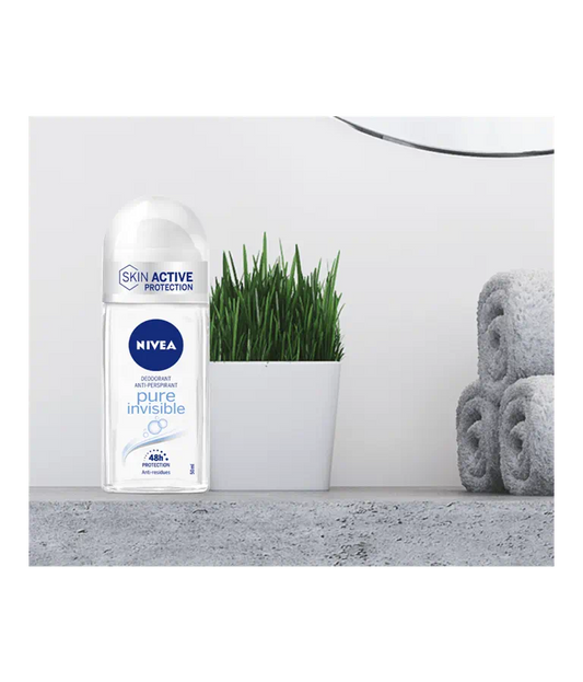 💦 NIVEA PURE INVISIBLE ROLL-ON – PROTEZIONE INVISIBILE, FRESCHEZZA DURATURA! 💙