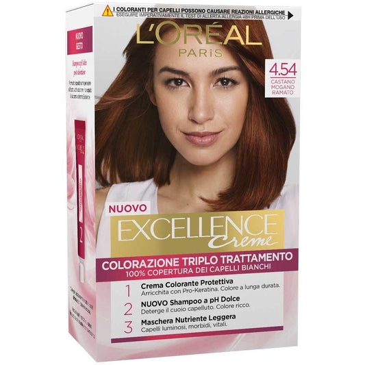 🔥 L’Oréal Paris Excellence Crème 4.54 – Castano Mogano Ramato