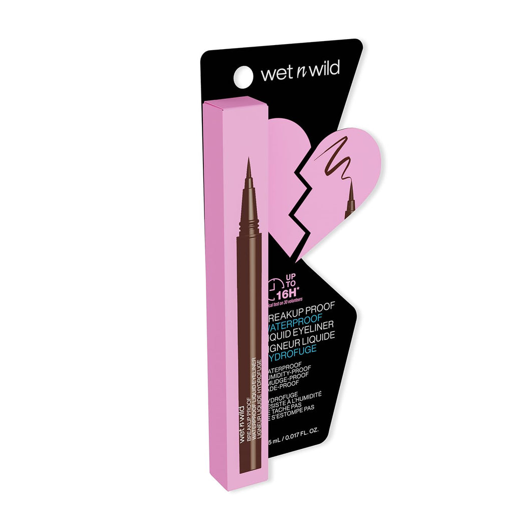 🤎 Wet n Wild Breakup Proof Waterproof Eyeliner – Brown Edition (0.5 ml)