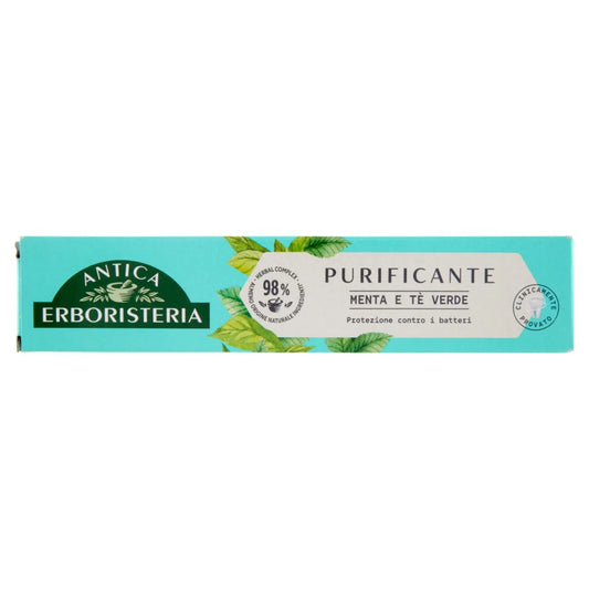 Antica Erboristeria Purificante – Dentifricio Naturale con Menta e Tè Verde 🍃🦷